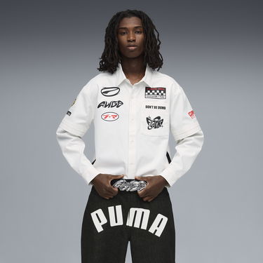 Ремені Puma A$AP ROCKY x PUMA AWGE Studded Rhinestone Buckle Belt чорний | 055008_01, 1