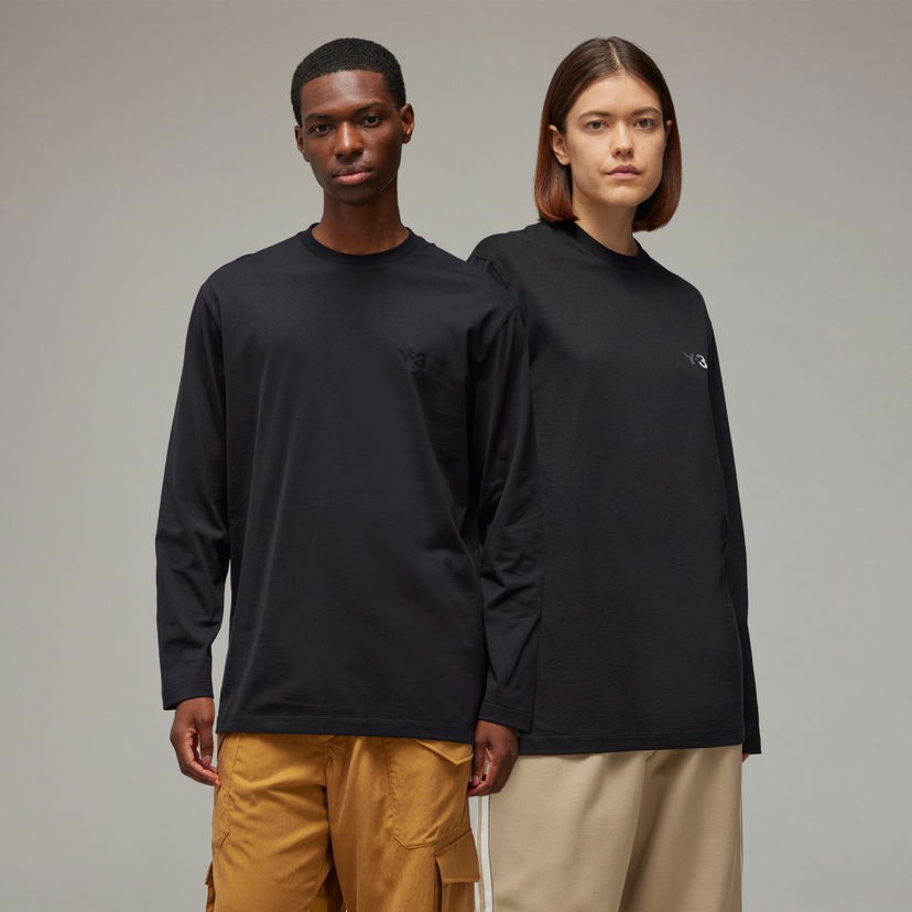 Футболка Y-3 Long Sleeve T-Shirt чорний | IV8232