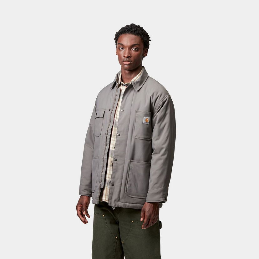 Пальто Carhartt WIP Carhartt WIP Leroy Chore Coat Сірий | I035343_7
