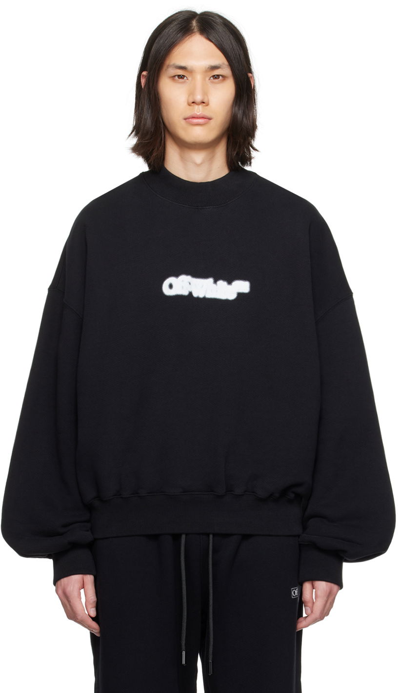Світшоти Off-White Black Blurr Book Over Sweatshirt чорний | OMBA070F23FLE0021001