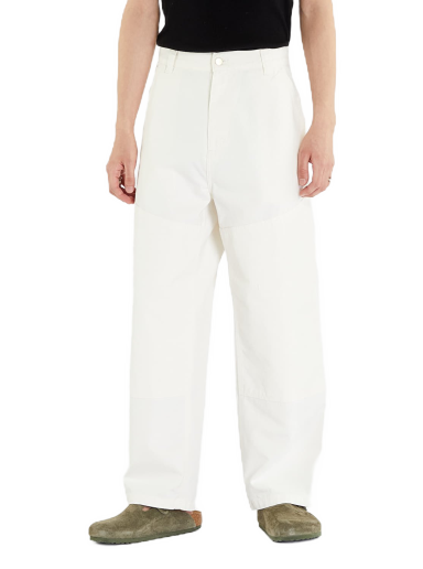 Штани Carhartt WIP Wide Panel Pant Wax Rinsed білий | I031393.D602