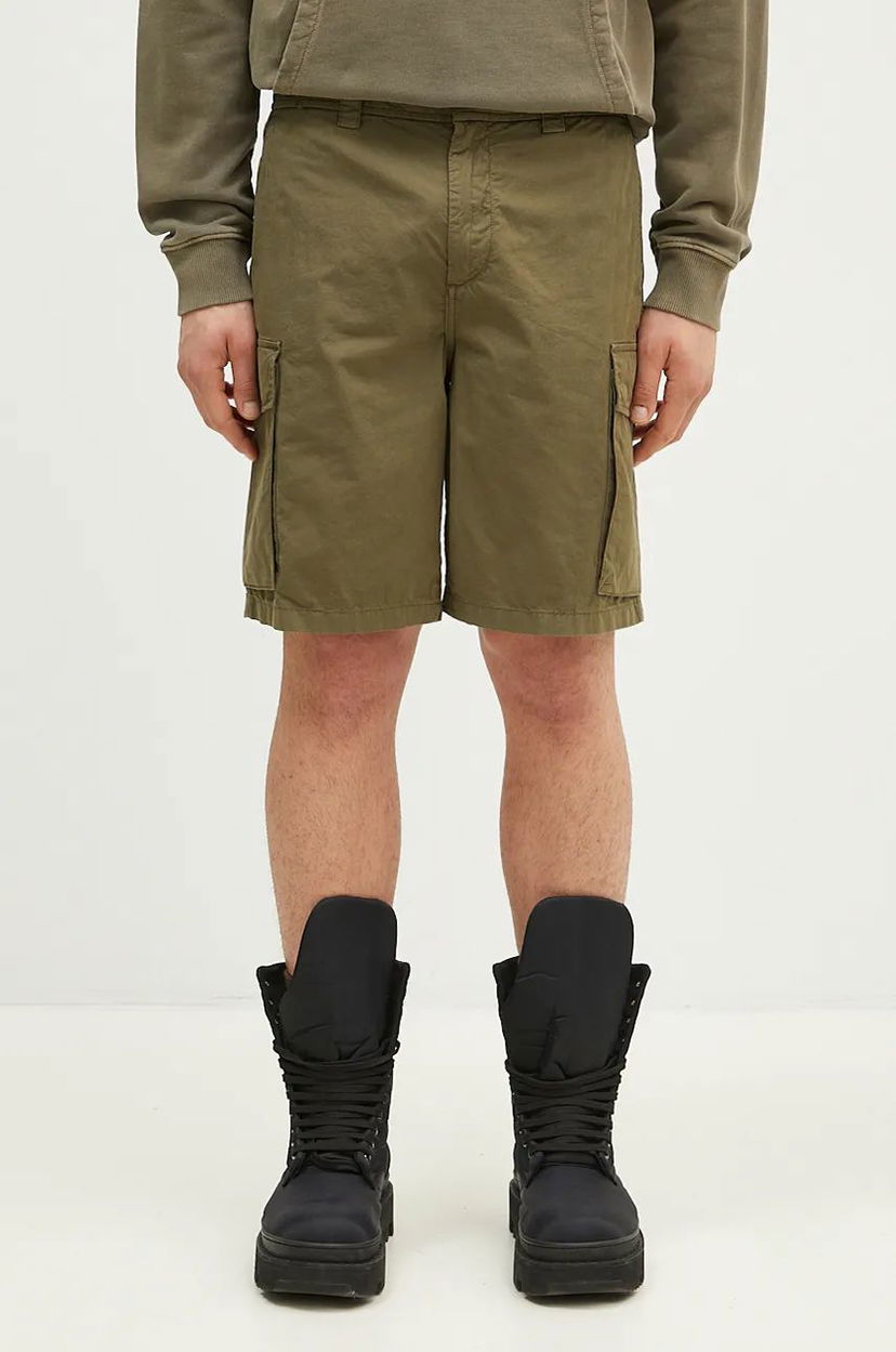 Шорти WOOLRICH Gabardine Cargo Short Зелений | CFWOSH0051MRUT3665