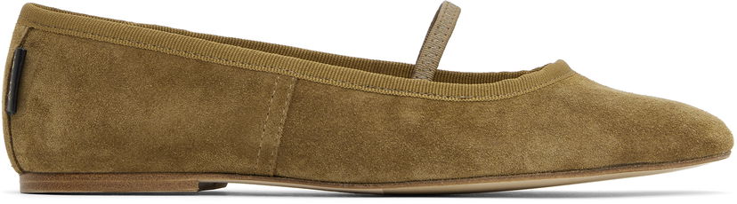 Кросівки та взуття A.P.C. A.P.C. Swan Ballerina Flats Зелений | PXBTG-F53295