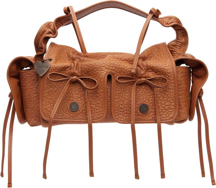Сумочка Acne Studios Acne Studios Multipocket Grained Leather Bag Коричневий | A10425-
