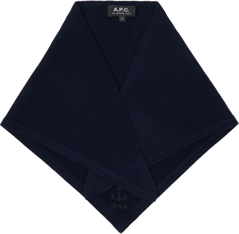 Шарф A.P.C. A.P.C. Karl Wool Scarf темно-синій | WVBCZ-M15225