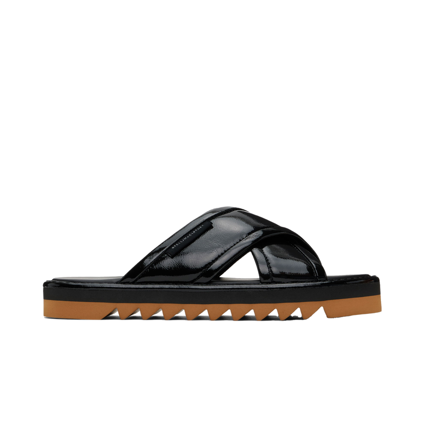 Кросівки та взуття Stella McCartney Sneak-Elyse Twisted Sandals чорний | 810489AP0AN0