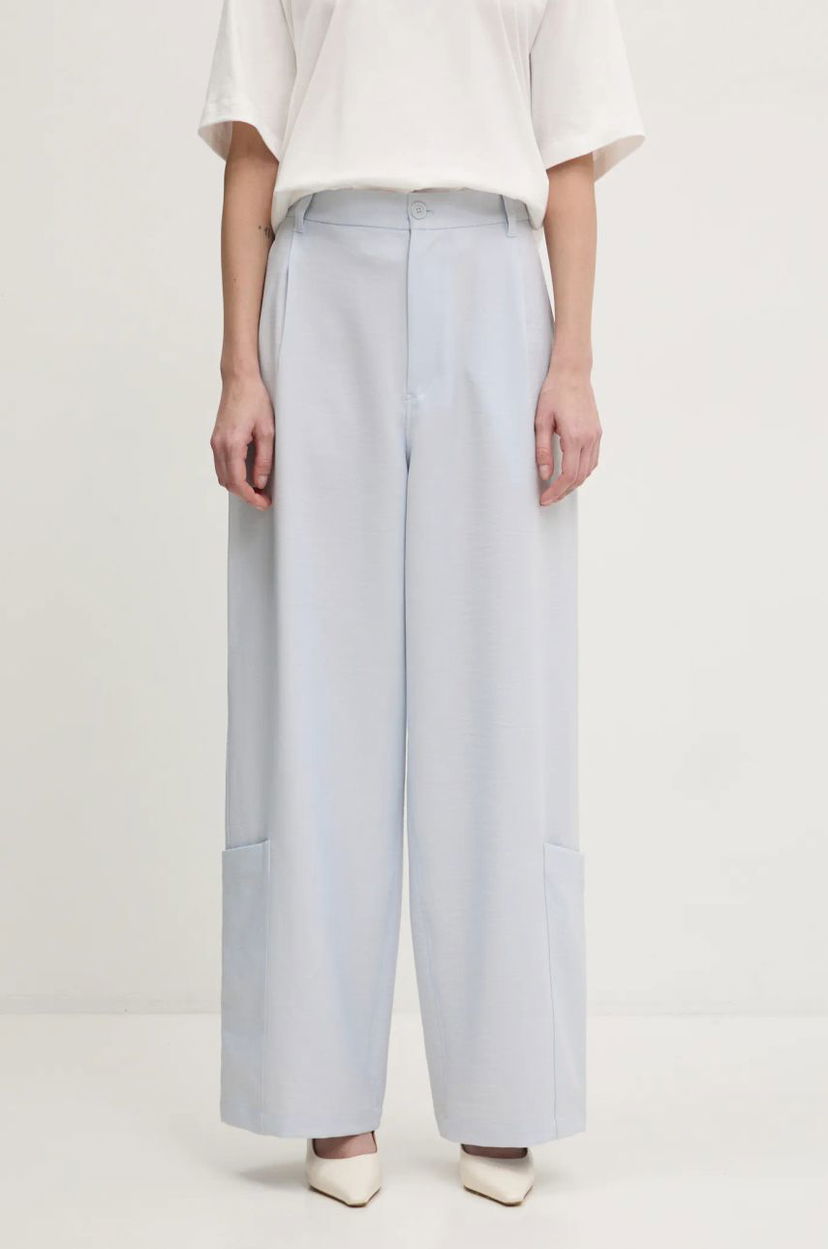 Штани Y-3 Y-3 Sport Uniform Wide Leg High Waist Pants Синій | JM7801