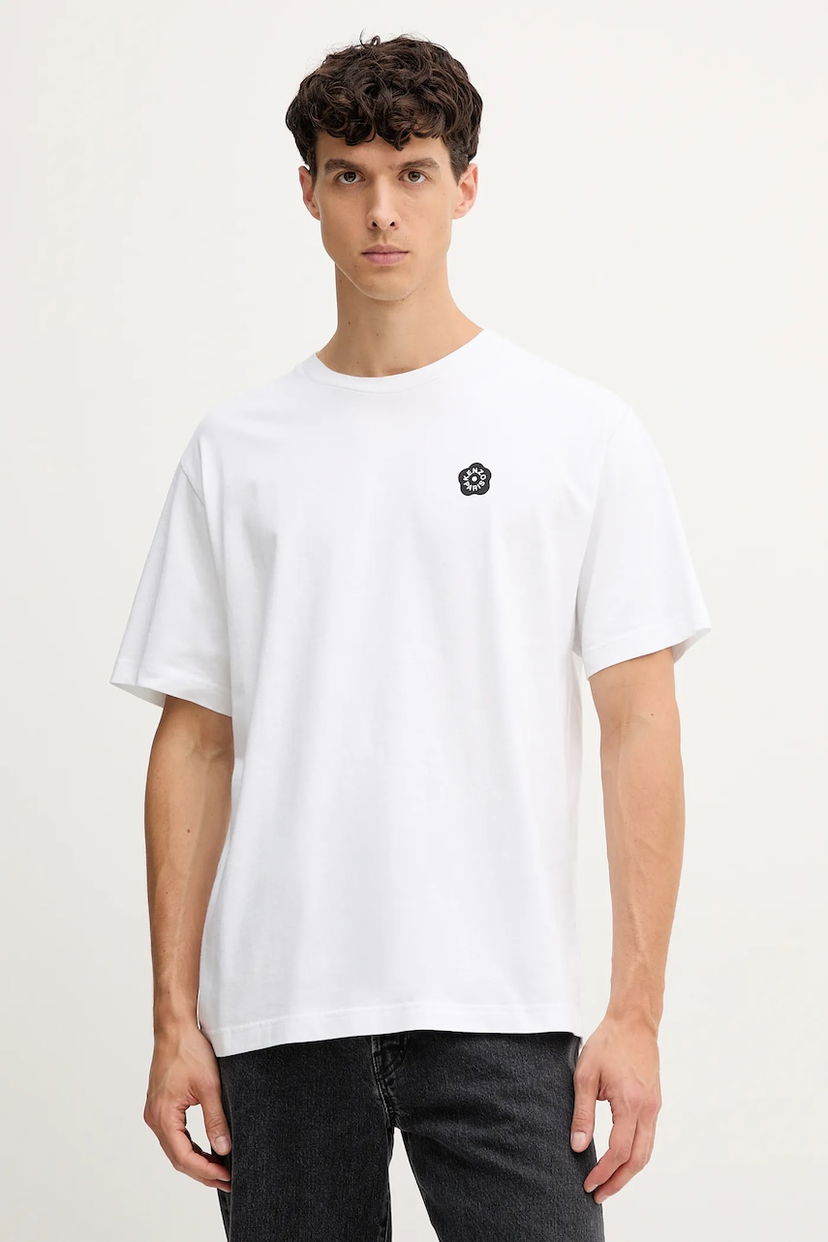 Футболка KENZO Kenzo Small Flower Patch T-Shirt білий | FF55TS2004SG