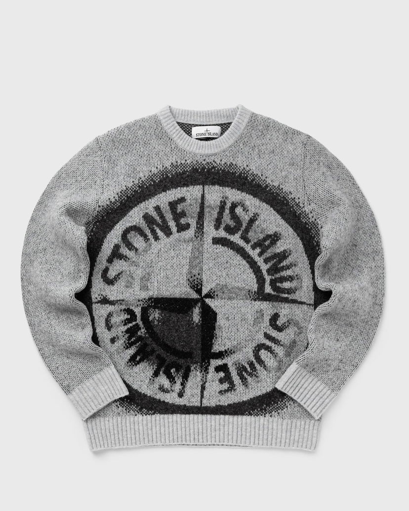 Cветр Stone Island MAGLIERIA TAGLIATA Сірий | 8115522D1.V0060