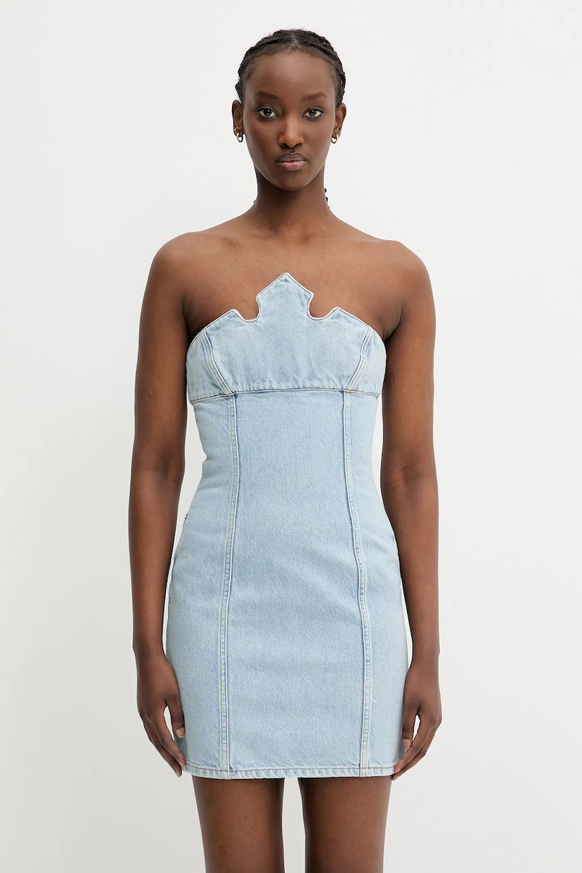 плаття Coperni Coperni x Disney Crown Mini Fitted Dress Синій | DR190F2024