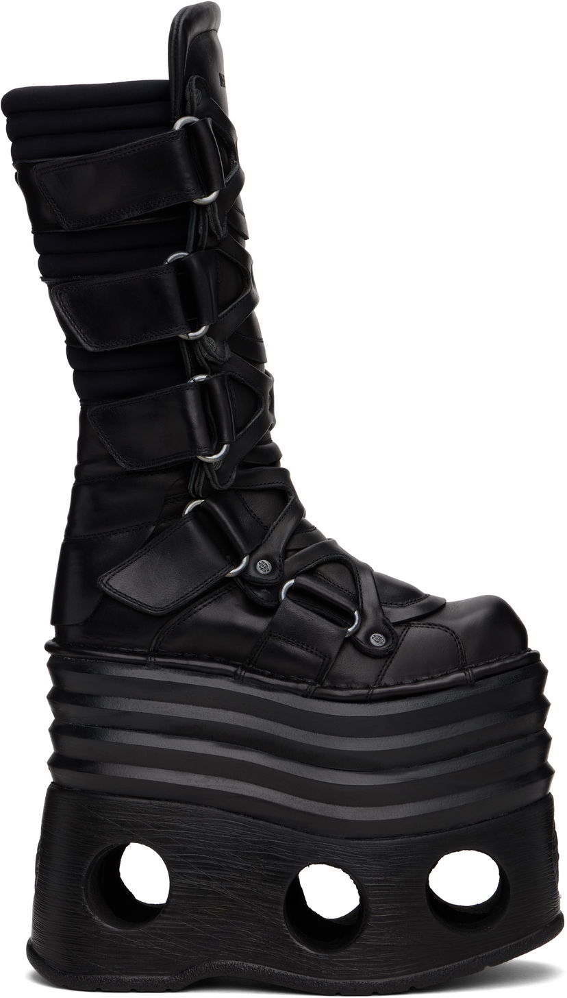 Одяг VETEMENTS VETEMENTS New Rock Edition Platform Tower Boots чорний | UA66SN140B