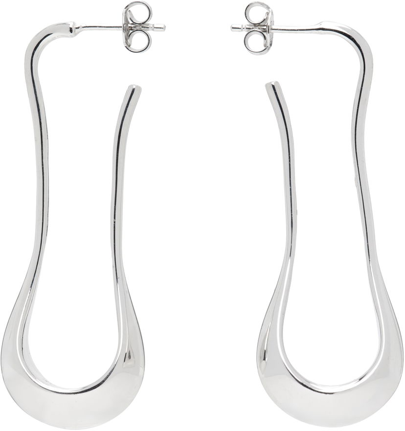 Сережки LEMAIRE Lemaire Short Drop Earrings Металік | AC251 LO0042