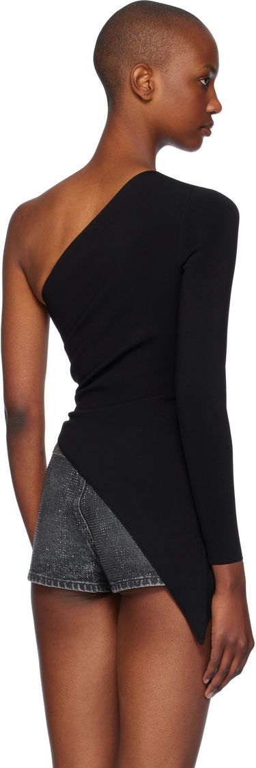Безрукавка Alexander Wang Alexander Wang Asymmetric Long Sleeve Top чорний | 1KC4241037, 2