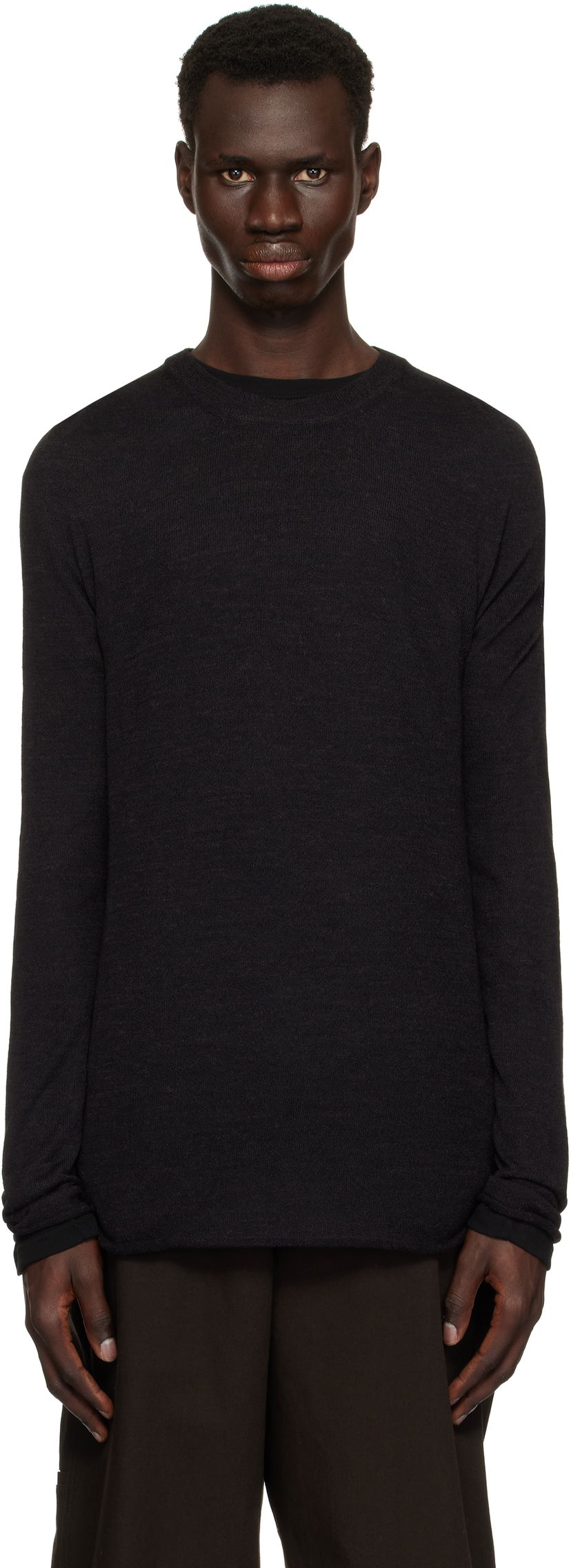 Cветр Jil Sander Jil Sander Layered Sweater чорний | J47FV0111_JTN381