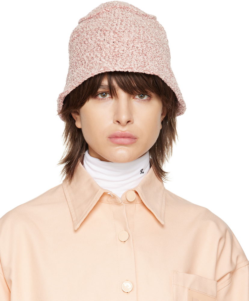 Капелюх BY FAR BY FAR Robbie Bucket Hat Рожевий | 23CRROBICPCHEN