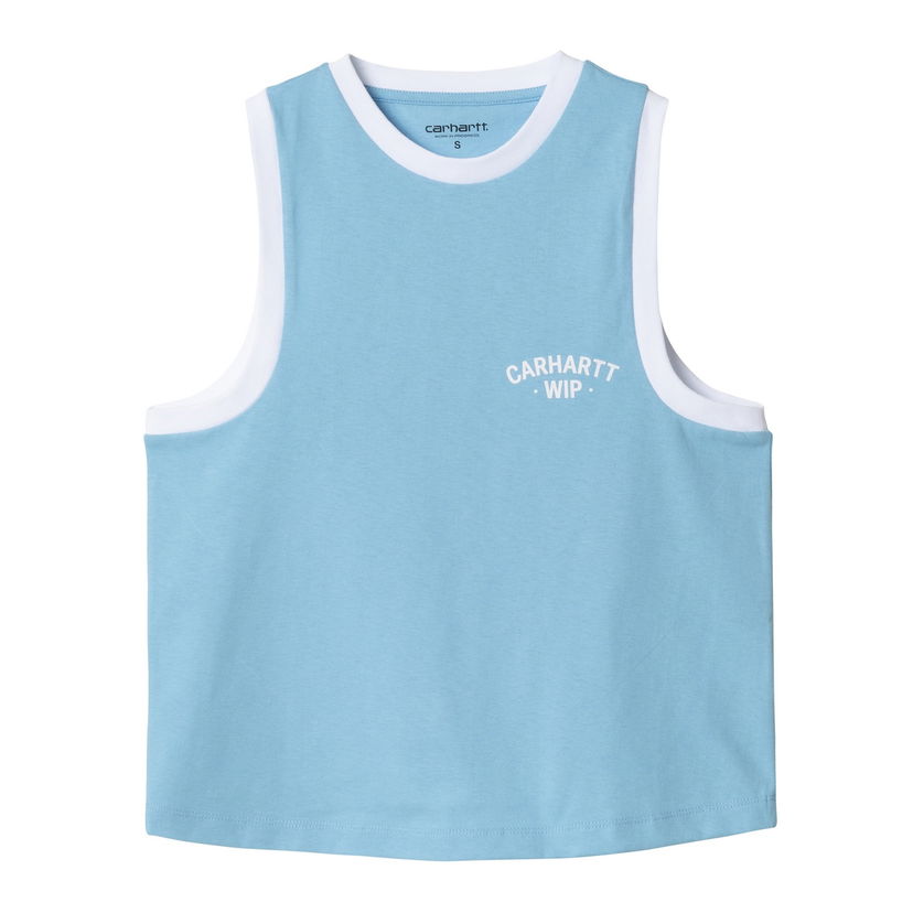 Безрукавка Carhartt WIP Carhartt WIP Women's Ringer Tank Top Синій | I034678_9