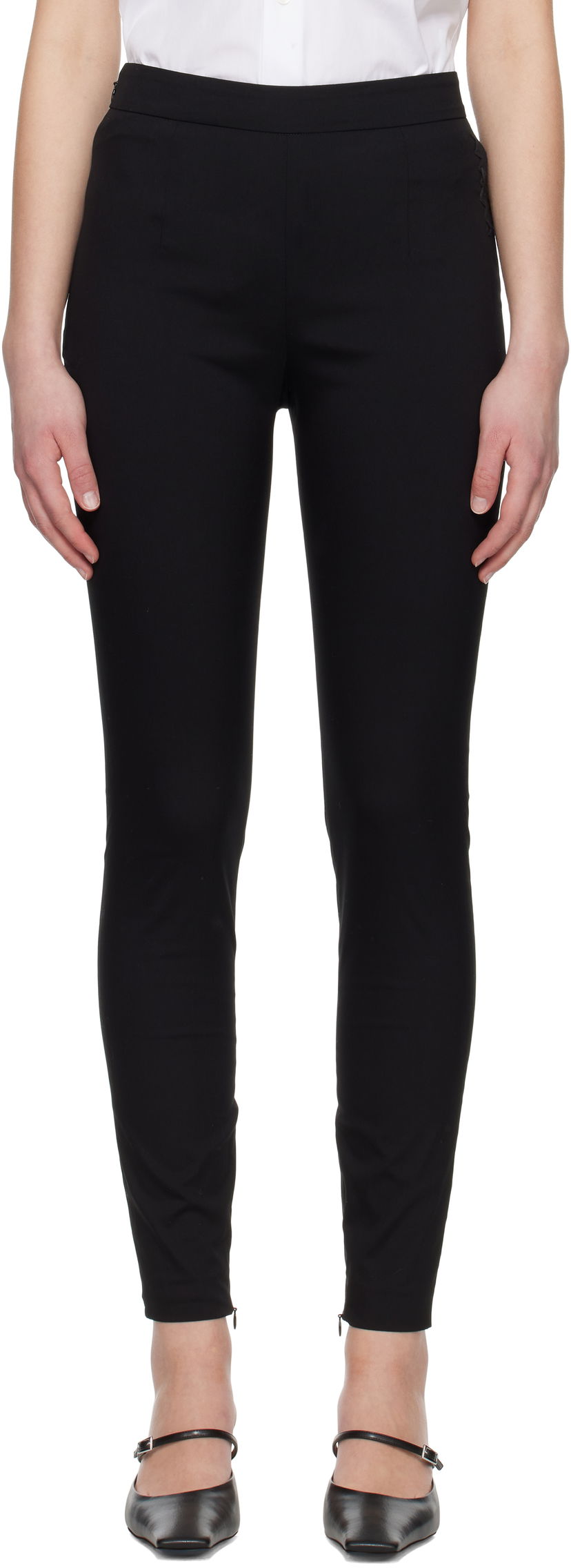 Легінси Marni Marni Stretch Poplin Symbol Trouser Leggings чорний | PAMA0571S0 UTC477