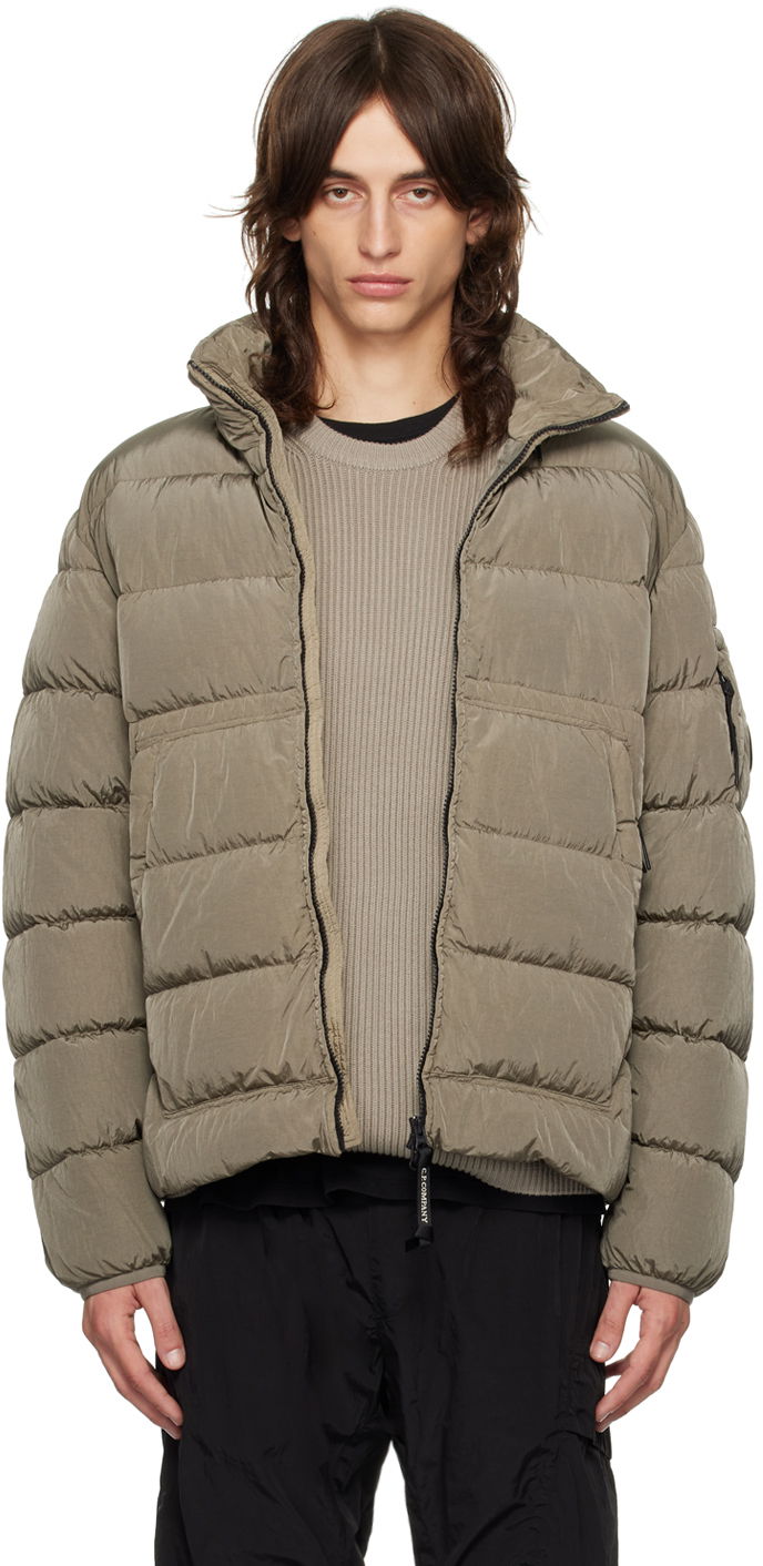 Куртка C.P. Company Khaki Chrome-R Down Jacket Сірий | 17CMOW016A-005904G