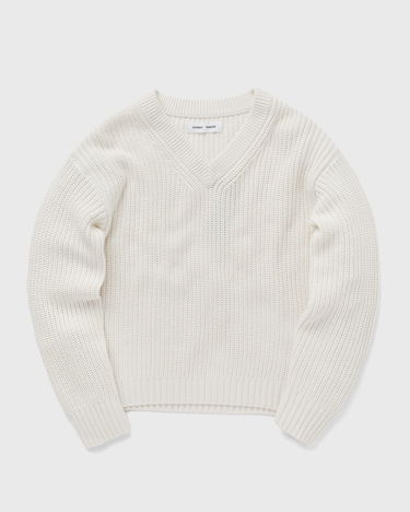 Cветр Samsoe Samsoe Samsøe & Samsøe SARAILA V-Neck Sweater білий | F24100055-SOLITARY-STAR, 2