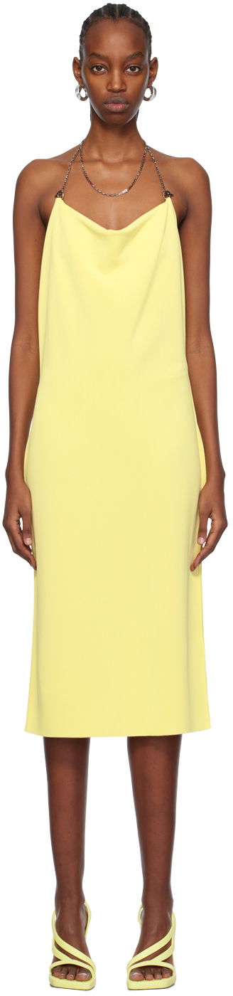 плаття Bottega Veneta Chain Midi Dress Жовтий | 773543 V3O30