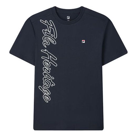 Футболка FILA Heritage Script Graphic Tee темно-синій | A51M123104F-NV, 0