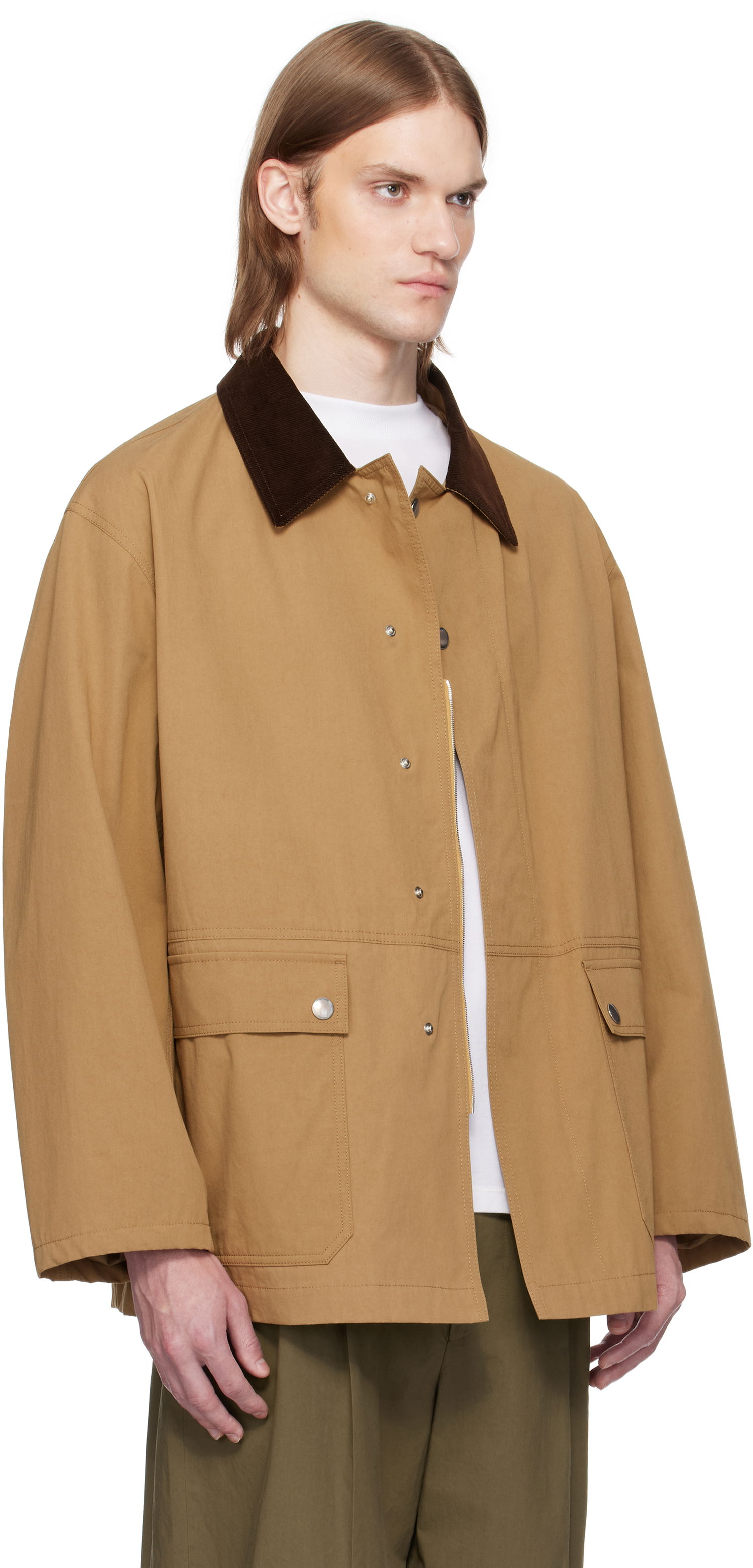 Парка The Row The Row Frank Chore Jacket бежевий | 618-W3562, 1