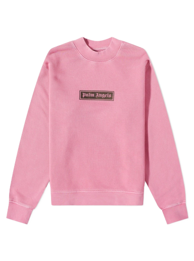 Світшоти Palm Angels Box Logo Crew Sweat Рожевий | PMBA062F22FLE0013210