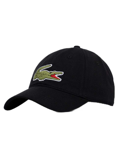 Кепка Lacoste Adjustable Organic Cotton Twill Cap чорний | RK9871