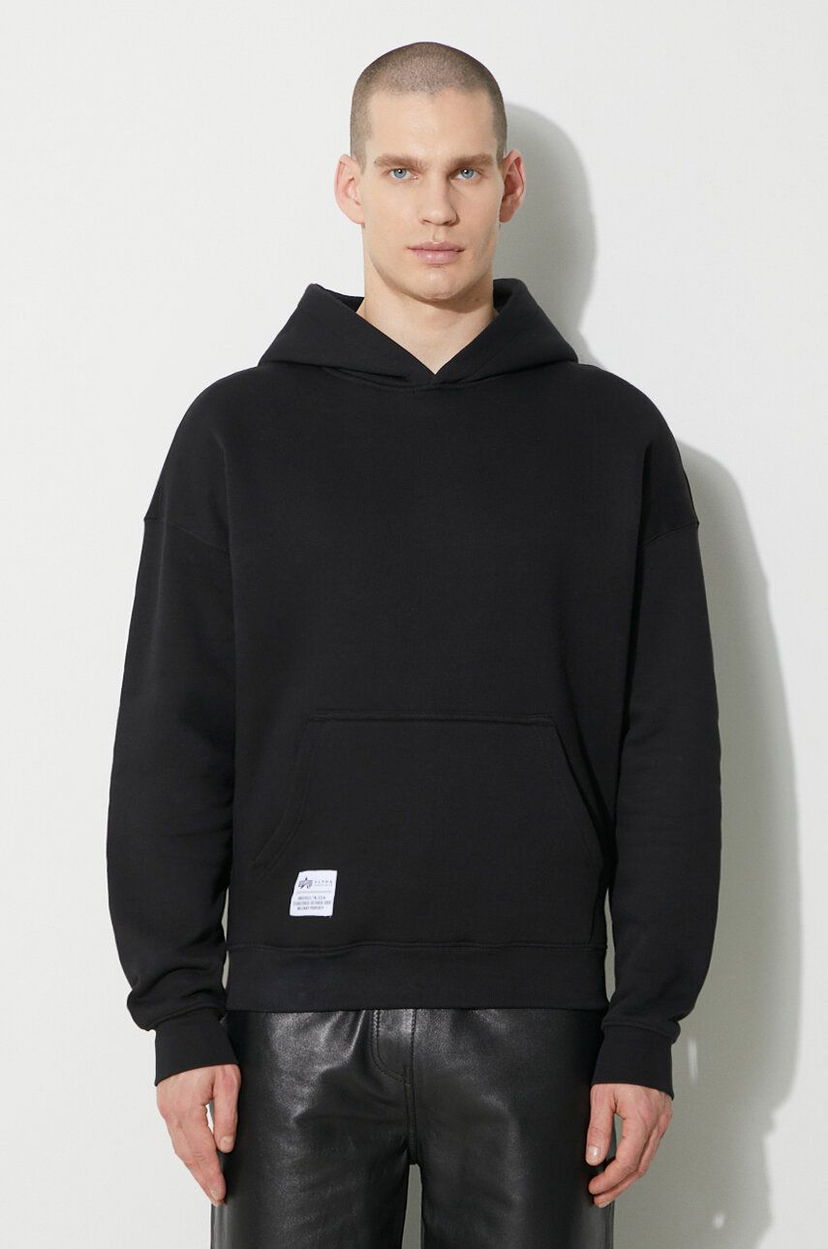 Світшоти Alpha Industries Hoodie with Print чорний | 146336