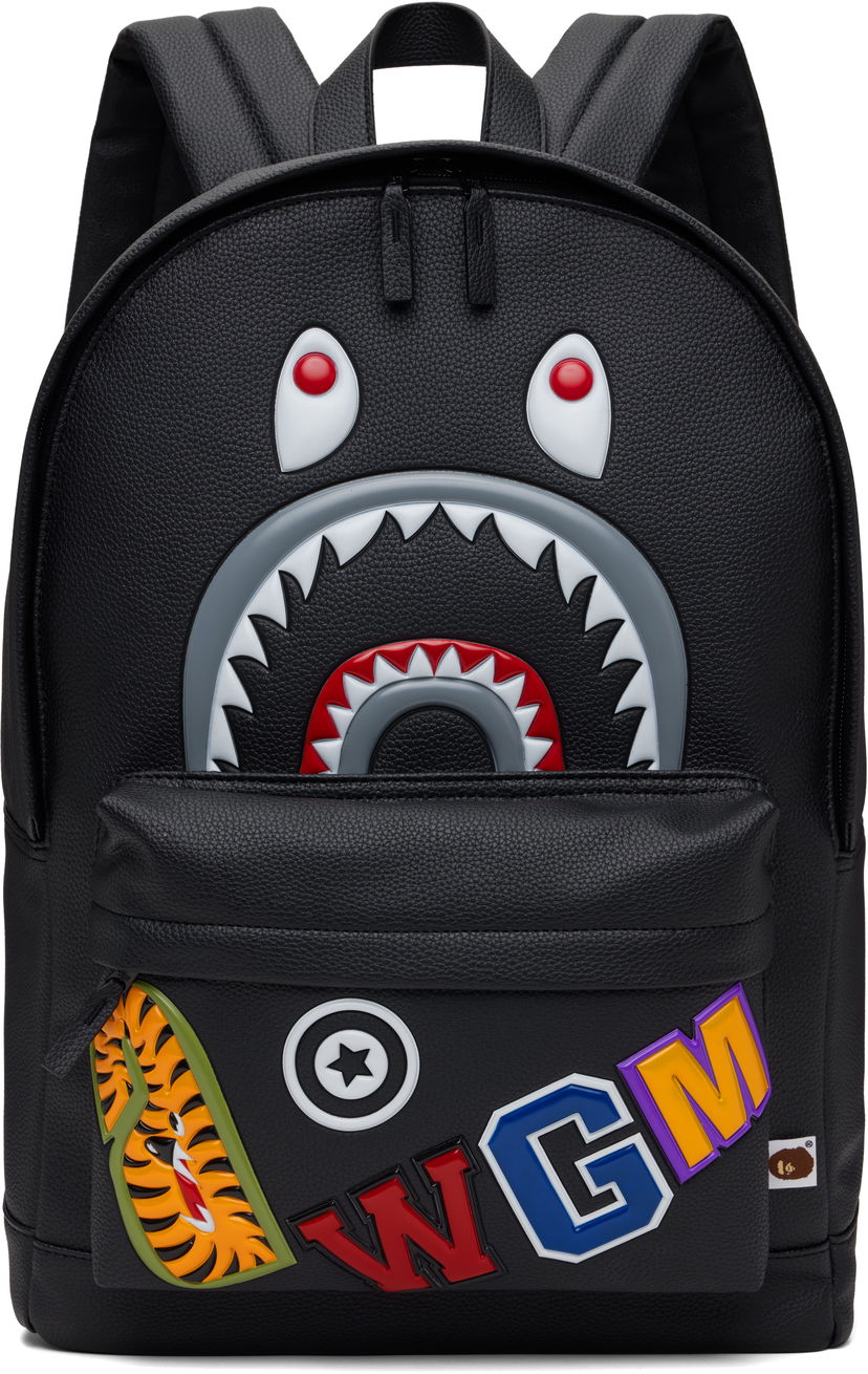Рюкзак BAPE Shark Daypack Backpack чорний | 001BAK701005F