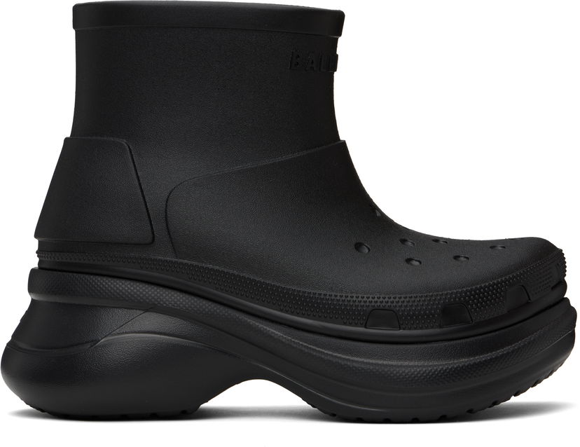 Кросівки та взуття Balenciaga Balenciaga Crocs Edition Ankle Boots чорний | 815522 W1S8E