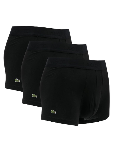 Боксери Lacoste Casual Cotton Stretch Boxer чорний | 5H3407 031