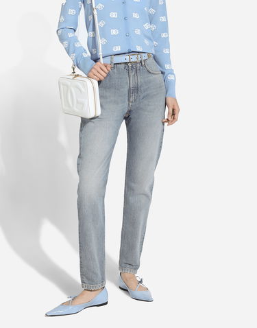 Джинси Dolce & Gabbana Carrot Jeans Синій | FTC7BDG8LW2S9001, 3