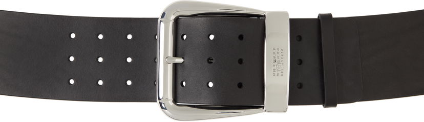 Ремені Maison Margiela MM6 Maison Margiela Buckle Belt чорний | SA6TP0023 P8397