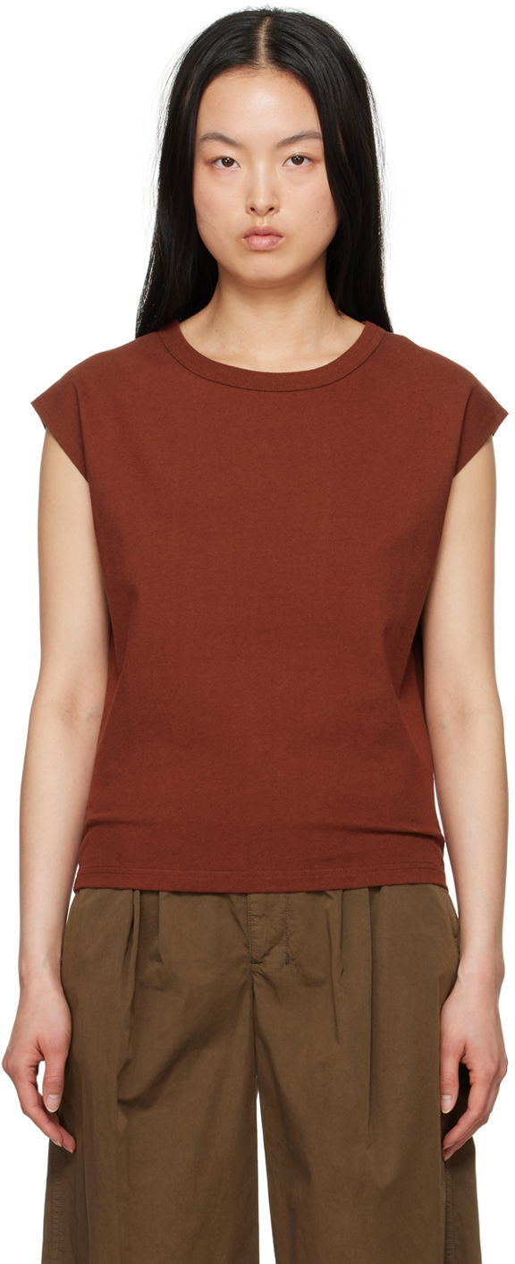 Безрукавка LEMAIRE LEMAIRE Cap Sleeve T-Shirt Червоний | TO1167 LJ1010