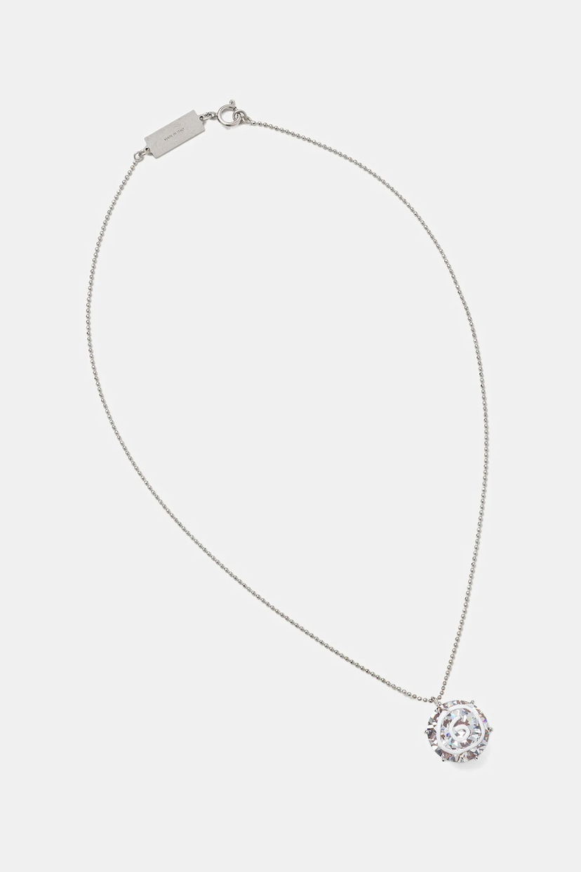 Кольє Maison Margiela Crystal Pendant Ball Chain Necklace Металік | SM7UU0080.P8372.971