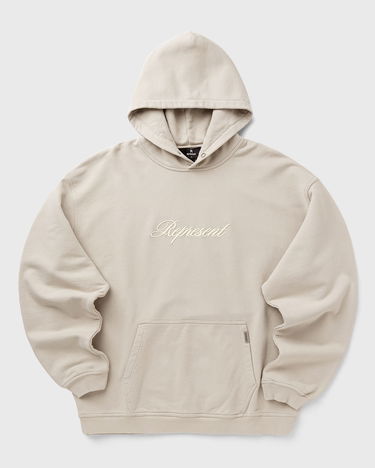 Світшоти Represent Clo Represent Script Logo Hoodie бежевий | MLM100028-25, 0