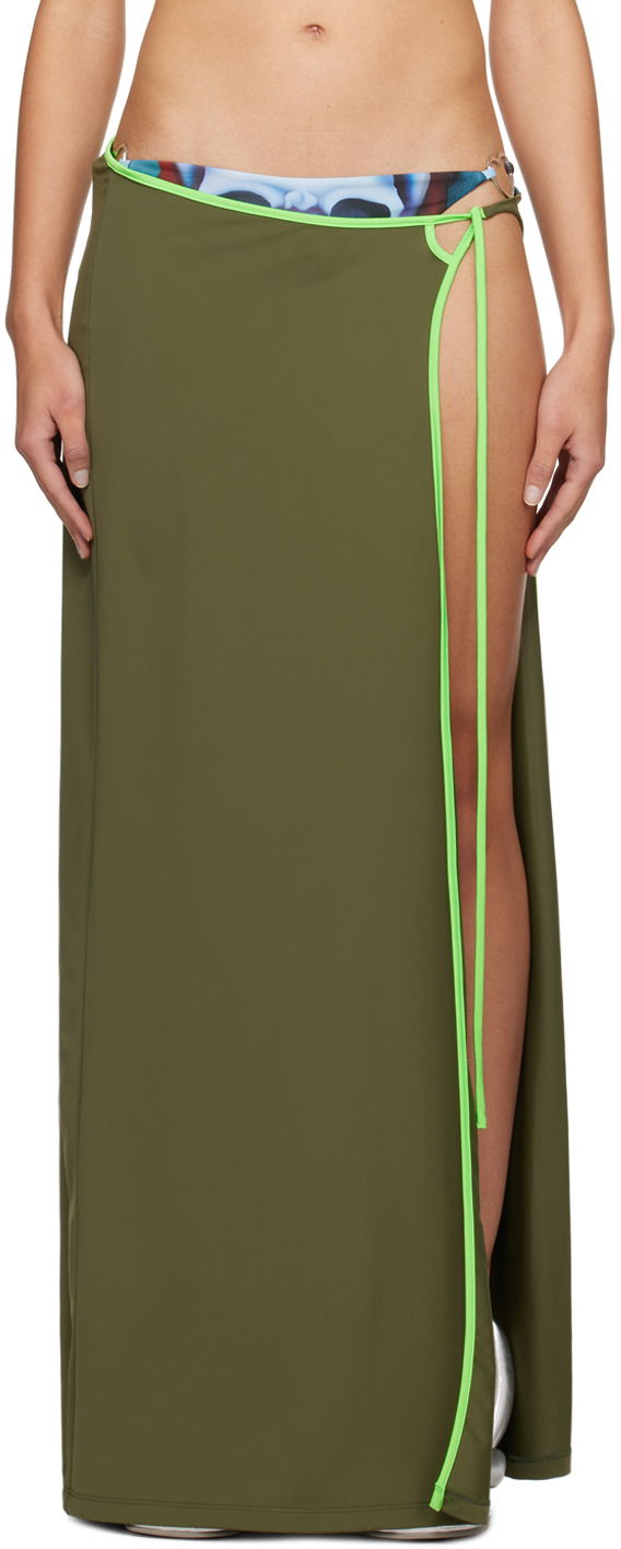 Спідниця Ottolinger Ottolinger Wrap Maxi Skirt Зелений | 501003