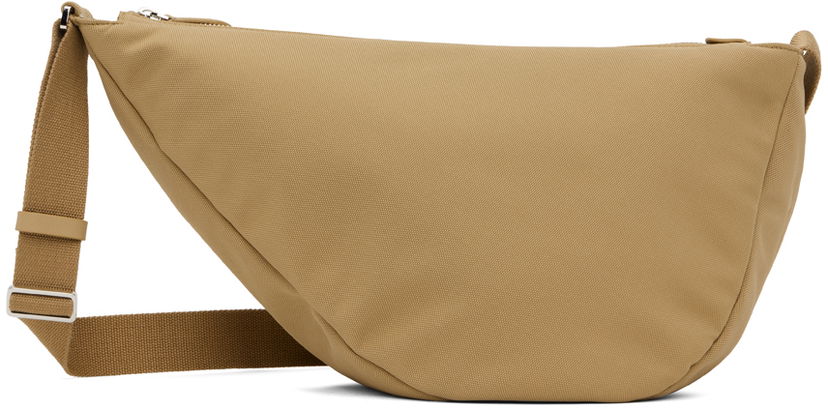 Поясна сумка The Row Small Slouchy Banana Pouch бежевий | W1304-W256