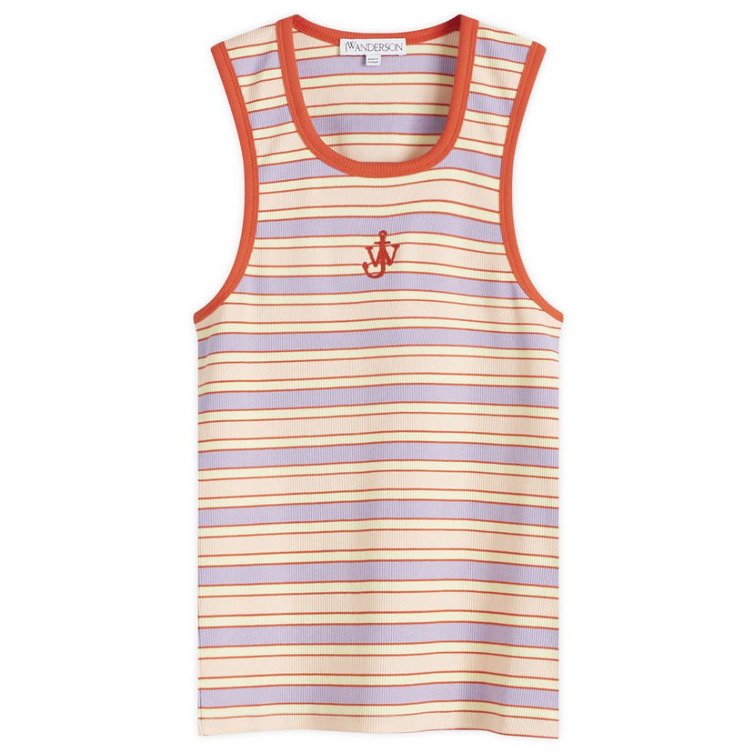 Безрукавка JW Anderson Striped Contrast Trim Vest Різнокольоровий | JO0263-PG1725-398