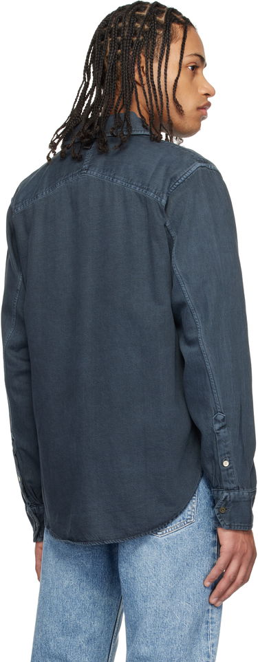 Сорочка rag & bone rag & bone Featherweight Denim Shirt Синій | MED24S0004ZDMI, 2