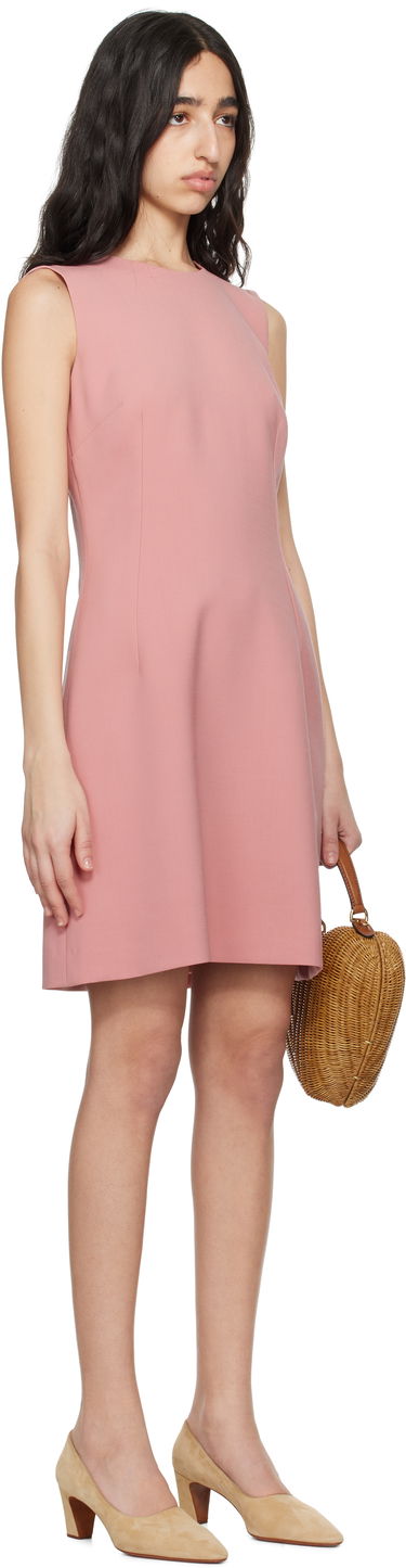плаття Dolce & Gabbana Dolce&Gabbana Wool Crepe Fit & Flare Minidress Рожевий | F6TMMT FU2L8, 1