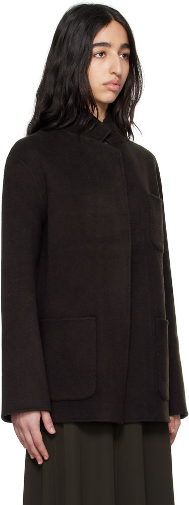 Куртка TOTEME TOTEME Patch Pocket Jacket Сірий | 242-WRO1613-FB0006, 4