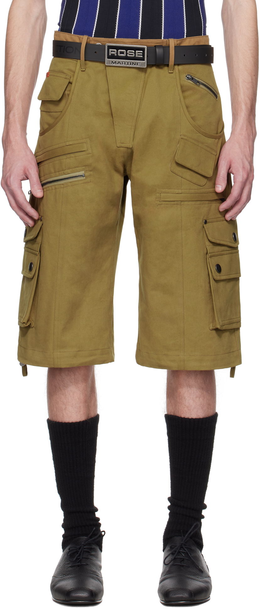 Шорти Martine Rose Martine Rose Utility Shorts Зелений | 540WP02411