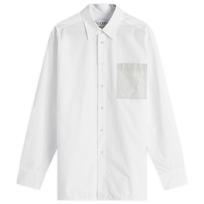 Сорочка JW Anderson Contrast Patch Pocket Shirt White білий | SH0350-PG1090-001