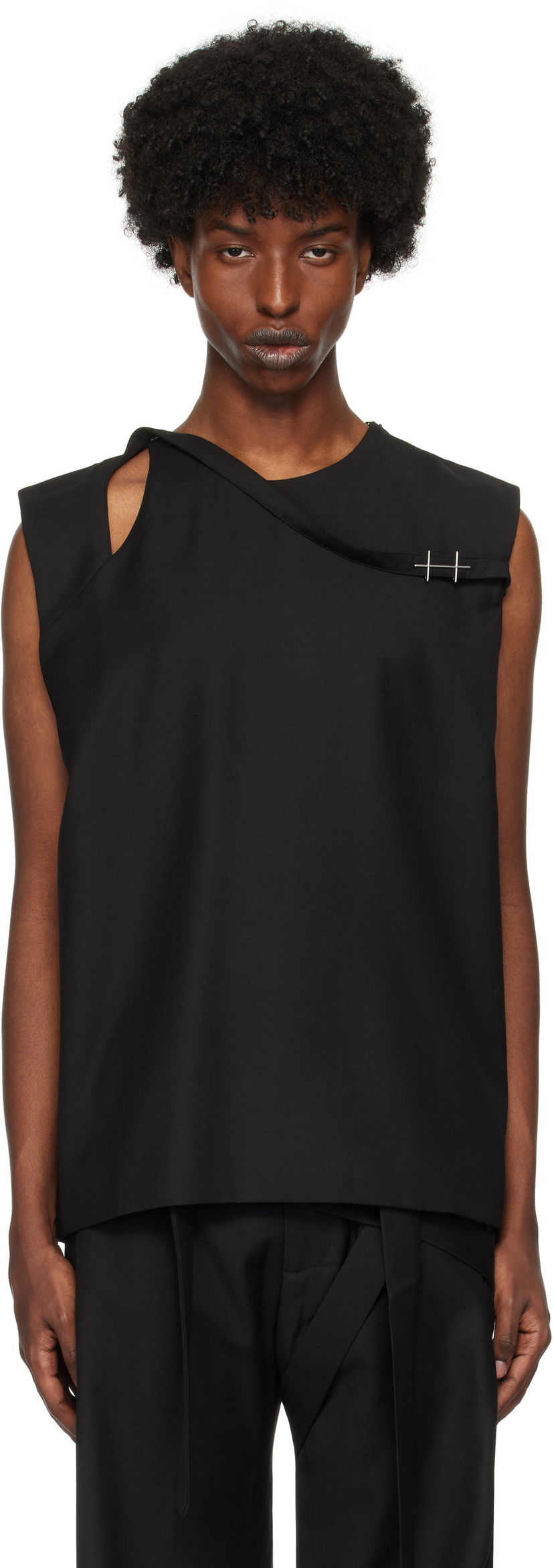 Безрукавка HELIOT EMIL Aegis Tailored Tank Top чорний | AW24_M_04_047_BLK01