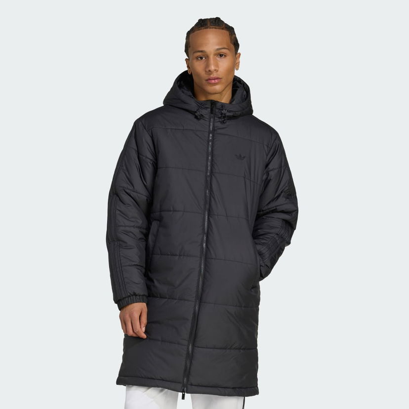 Парка adidas Performance Long Padded Jacket Adicolor чорний | KA0828