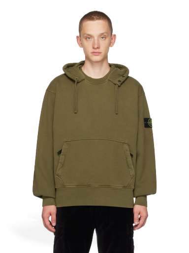 Світшоти Stone Island Garment-Dyed Hoodie Зелений | 791566455