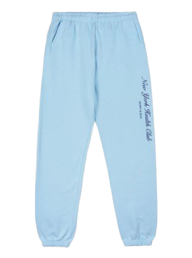 Спортивні штани Sporty & Rich NY Health Club Flocked Sweatpant Синій | SW843HO