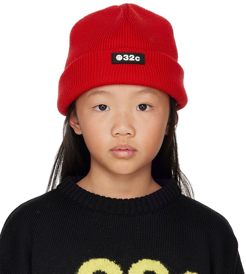 Шапка 032C 032c Kids Trick Beanie Червоний | SP22-A-0040 KNIT